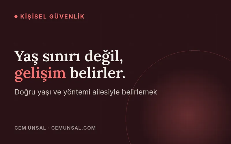Çocuğa Öz Savunma Hangi Yaşta Öğretilir? · Yaş sınırı değil, gelişim belirler.